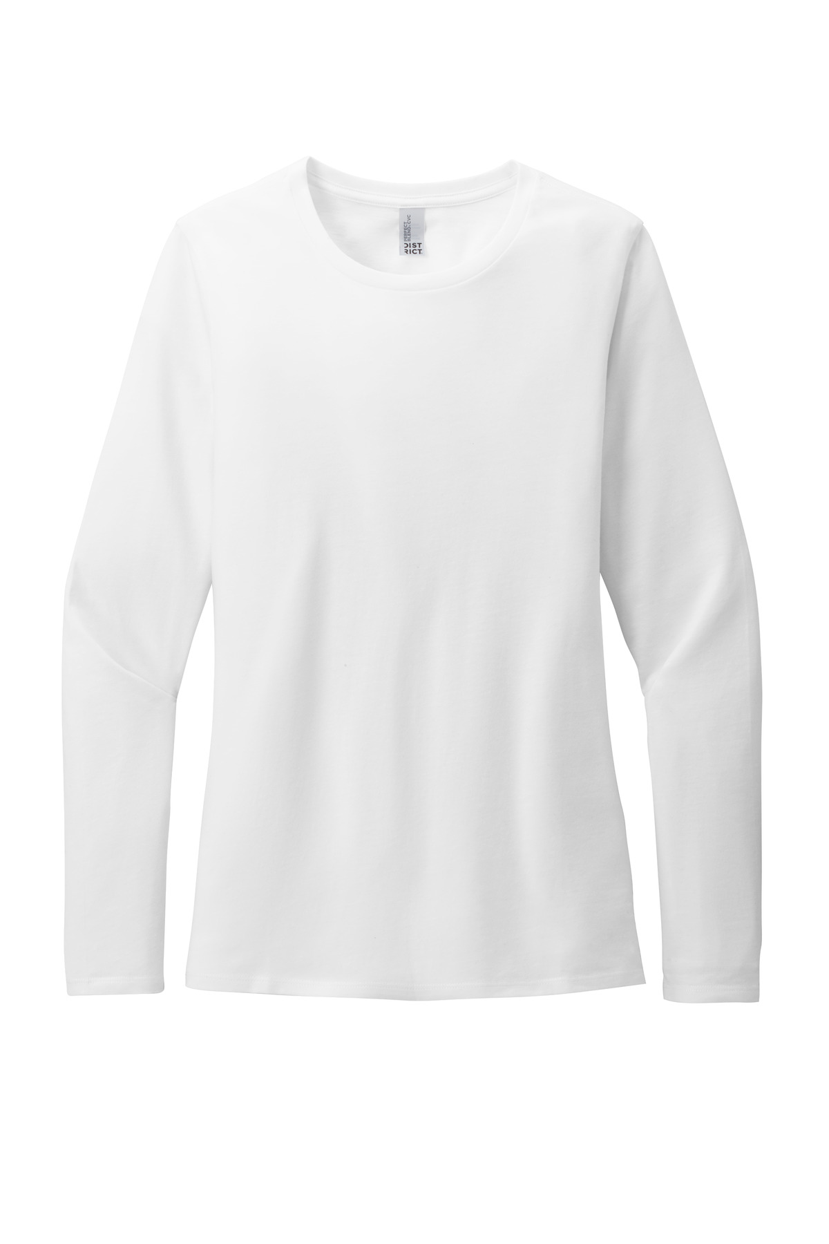 District Women's Perfect Blend CVC Long Sleeve Tee DT110 30