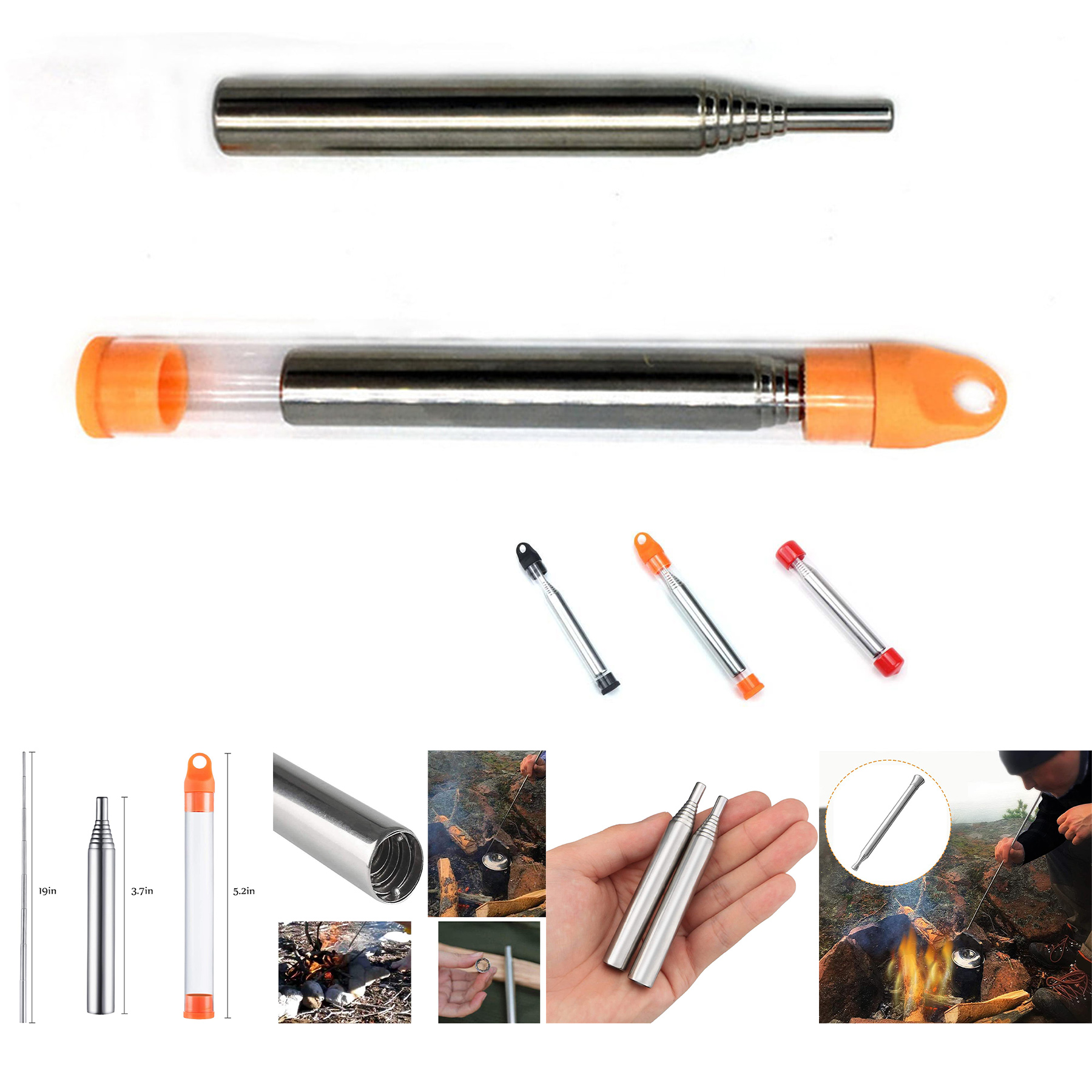 1 Pack Blow Fire Tube 1