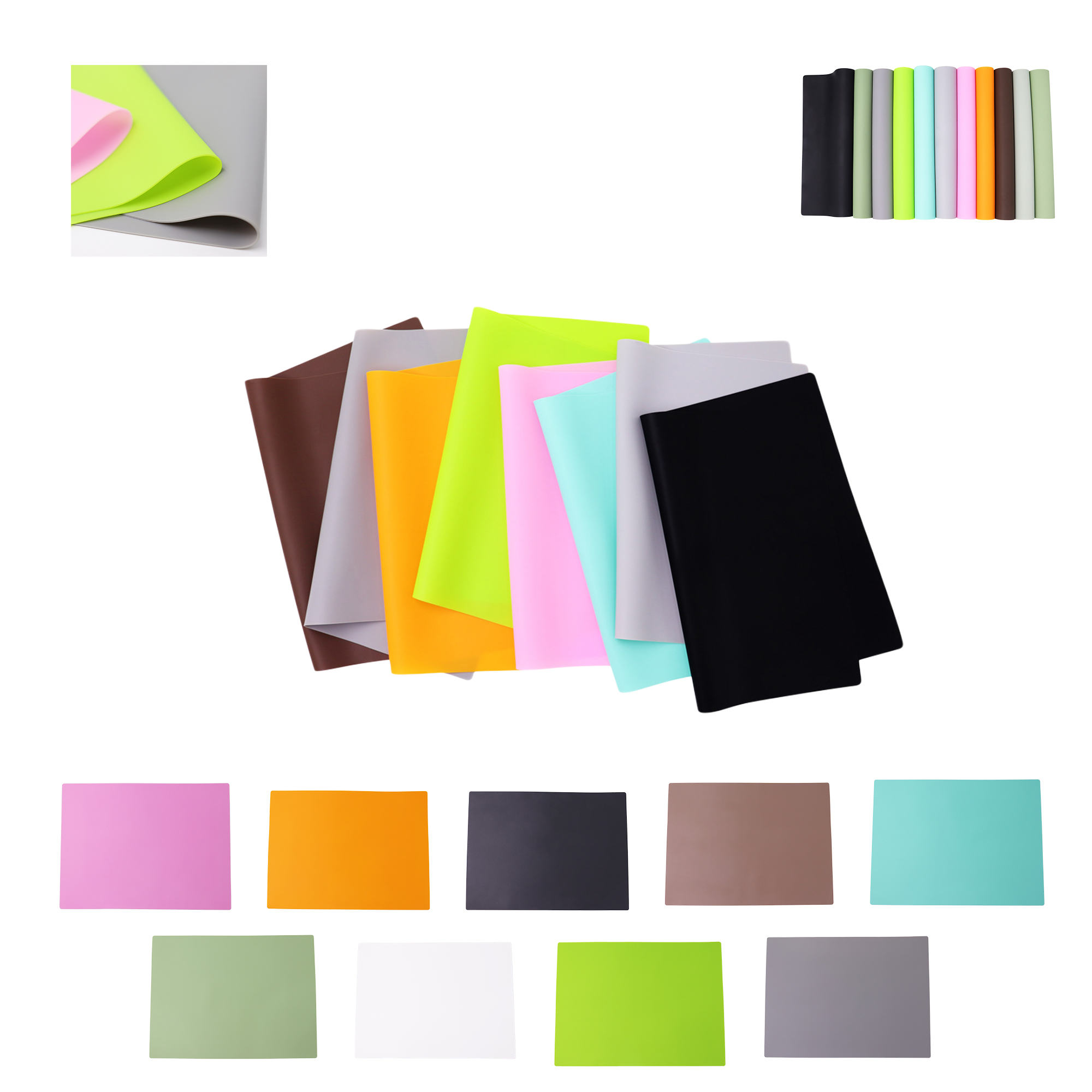 Non-Slip Silicone Desk Mat MOQ100 1
