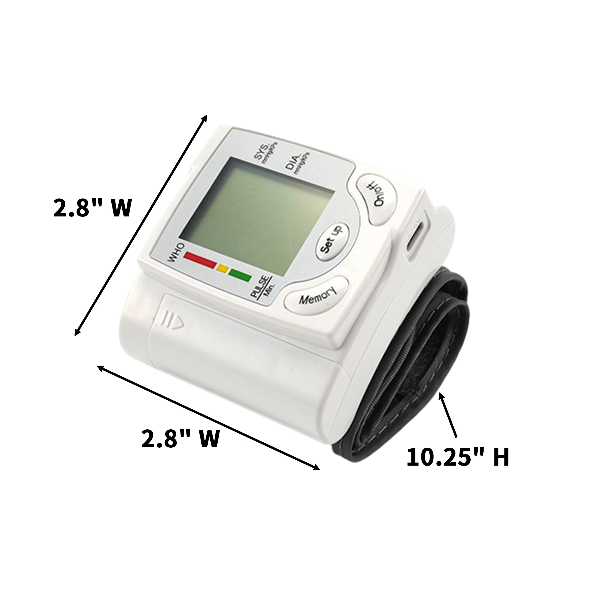 Digital Wrist Blood Pressure Monitor With LCD Display 3