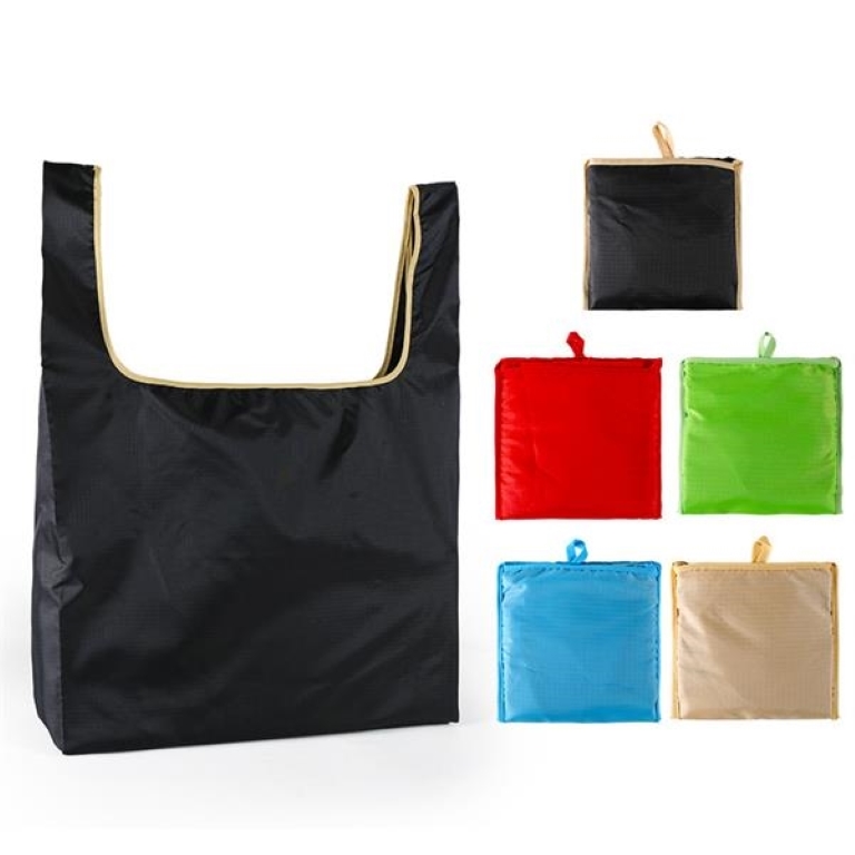 Portable Oxford folding tote shopping bag 2