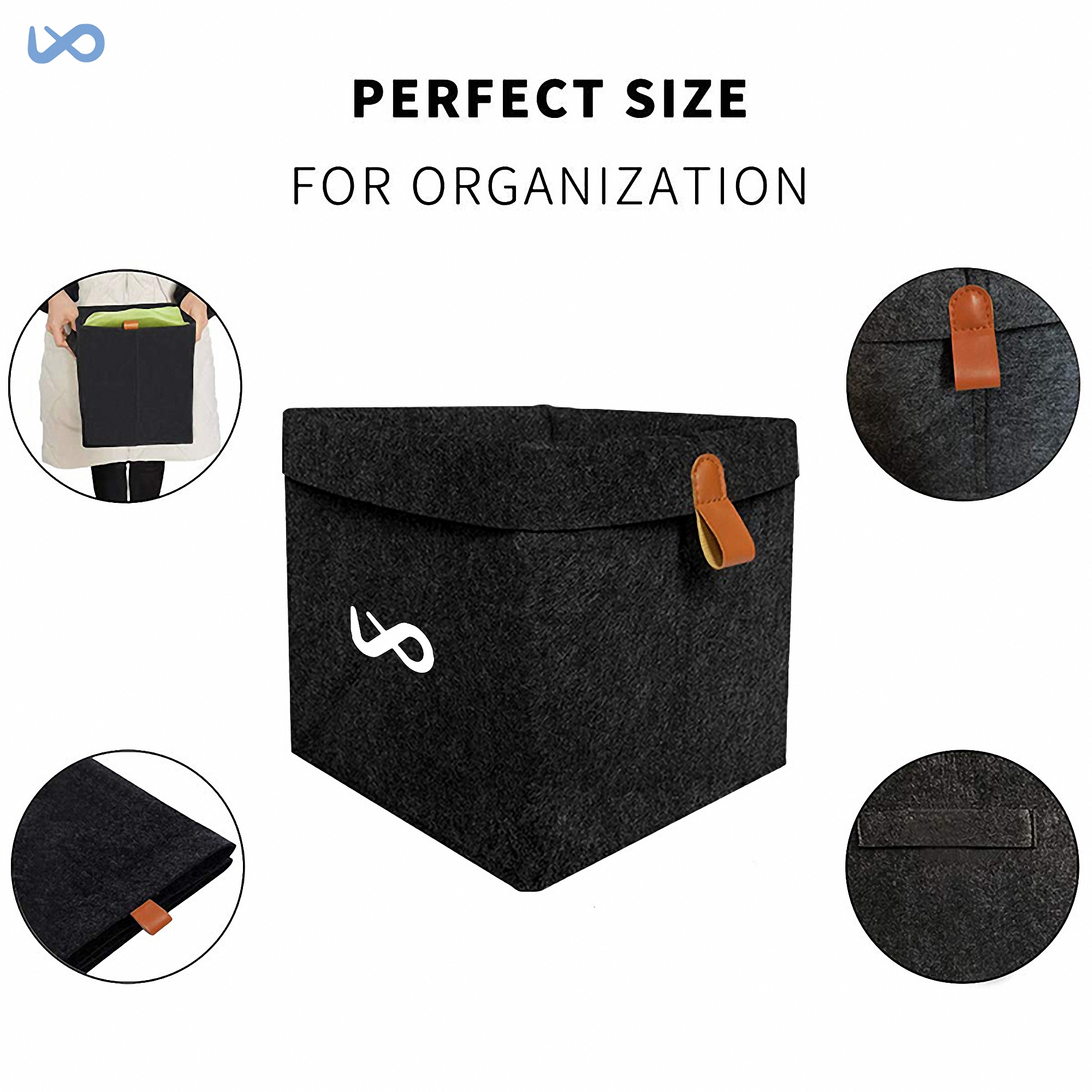 Soft Felt Storage Bin 2