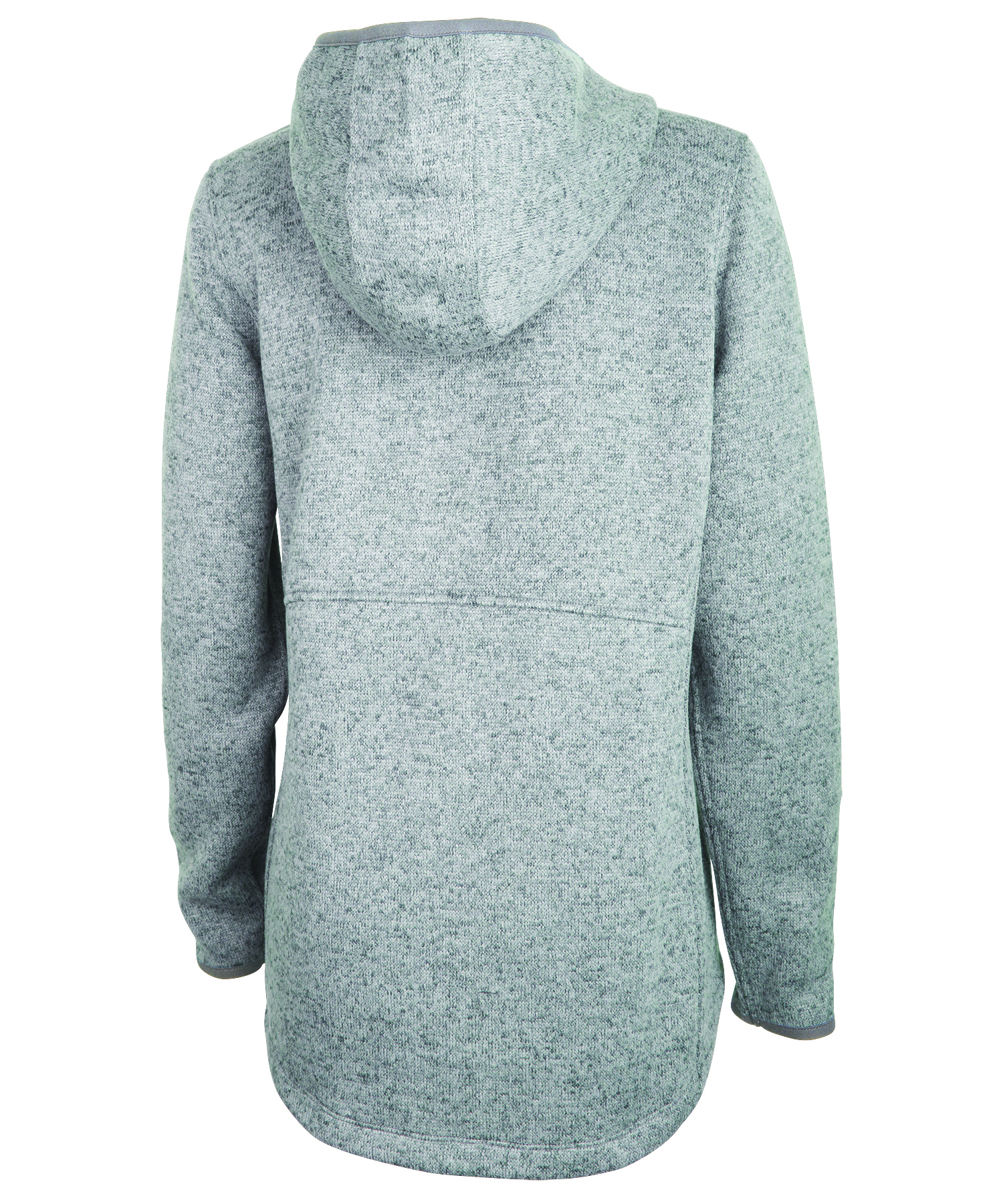 Women's Heathered Fleece Quarter Zip Hoodie 14