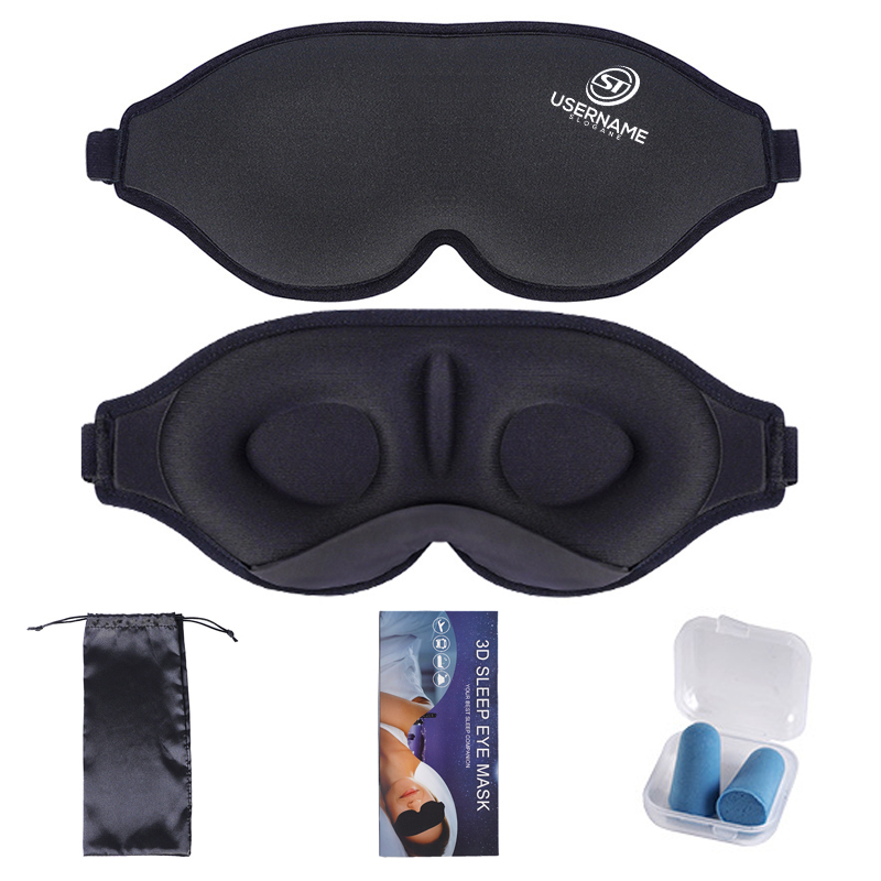 3D Contoured Cup Sleeping Mask/Blindfold 1