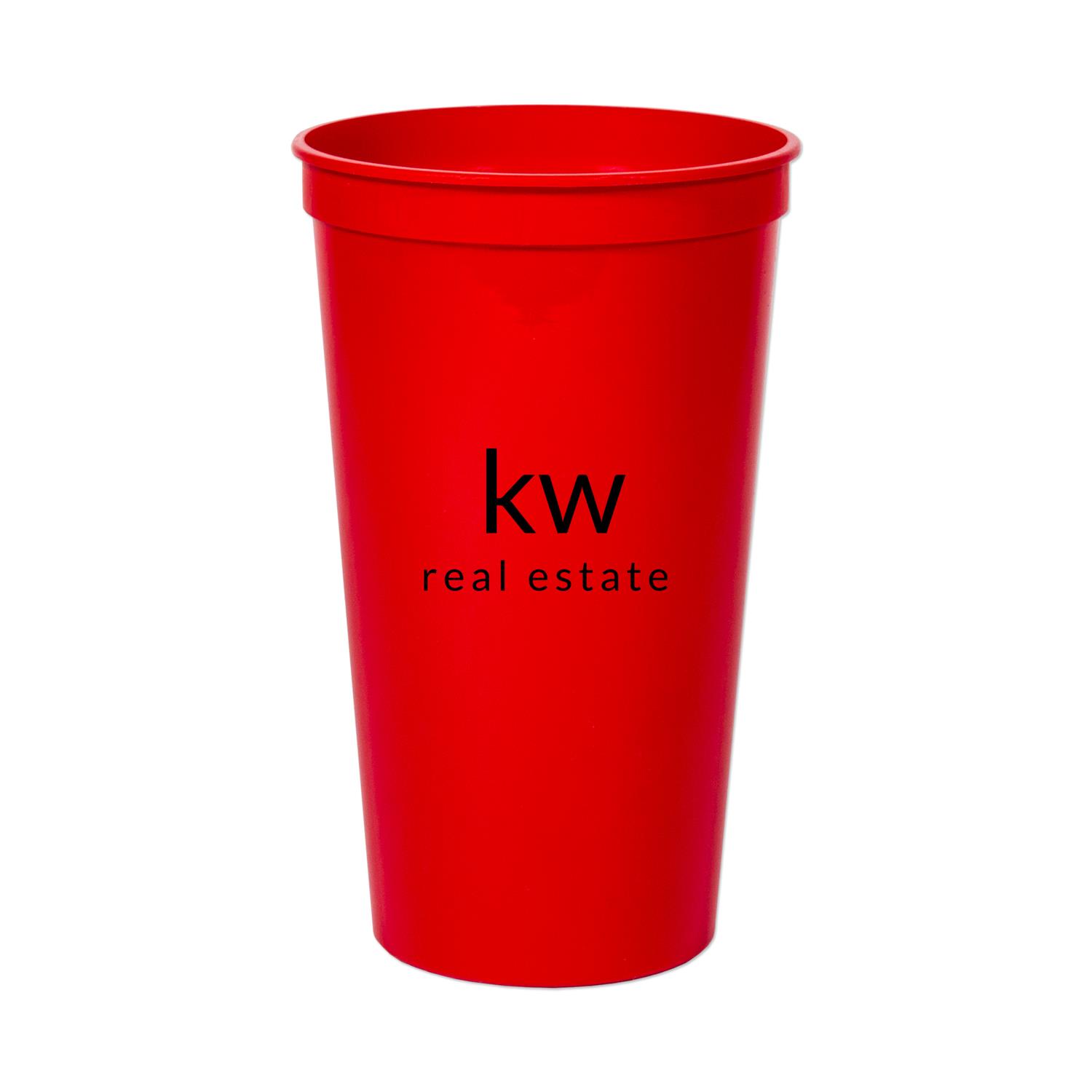 32 Oz Smooth Colored Stadium Cup 5