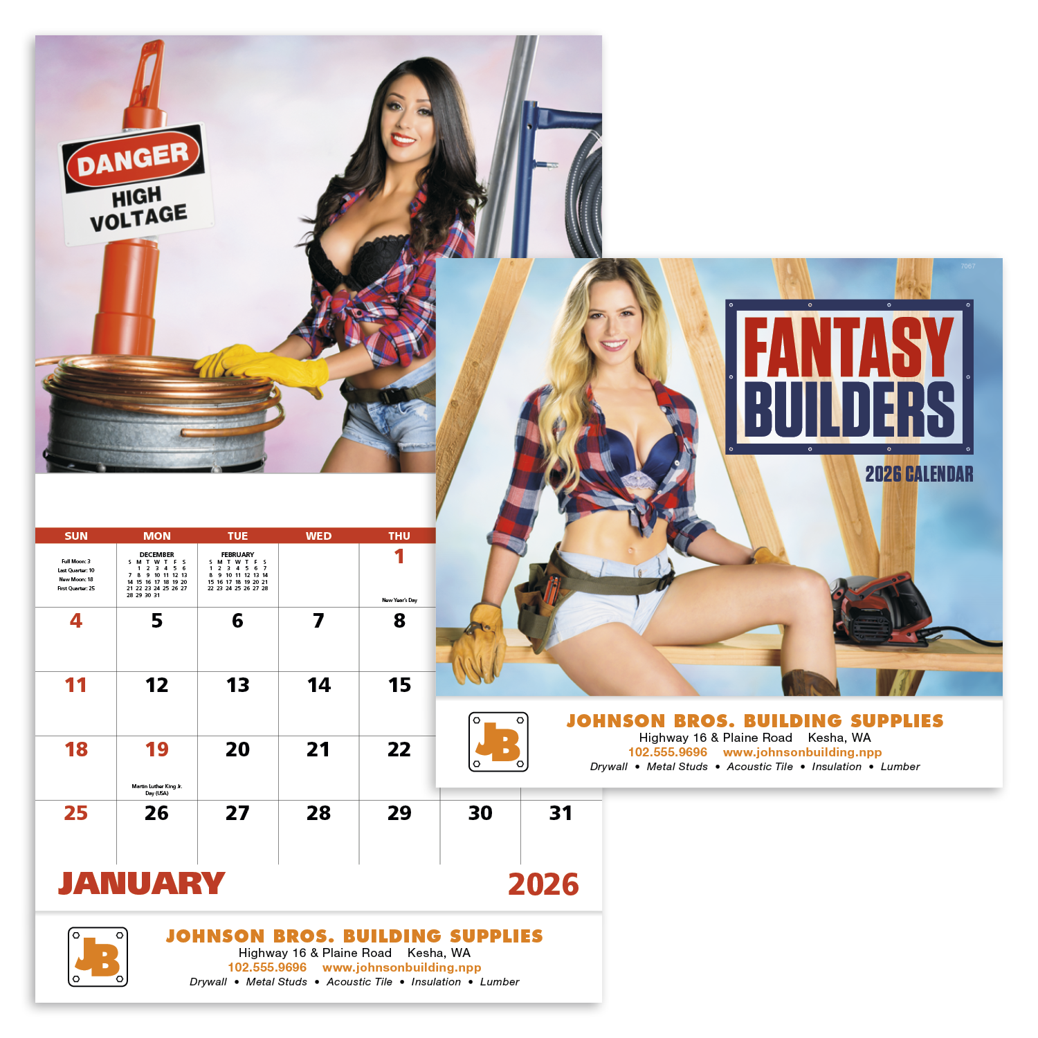 Good Value™ Fantasy Builders - Stapled Calendar 3