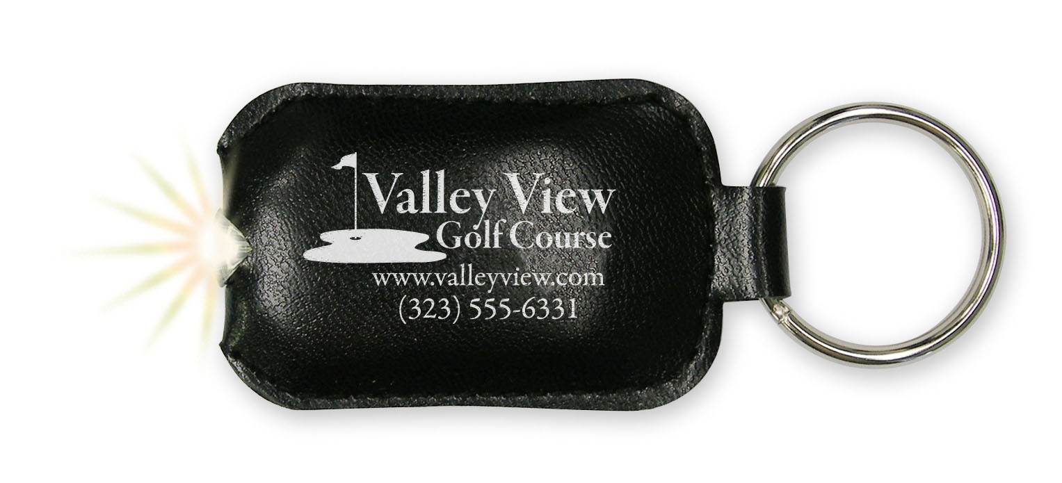 Faux Leather Lock-N-Light Key Light