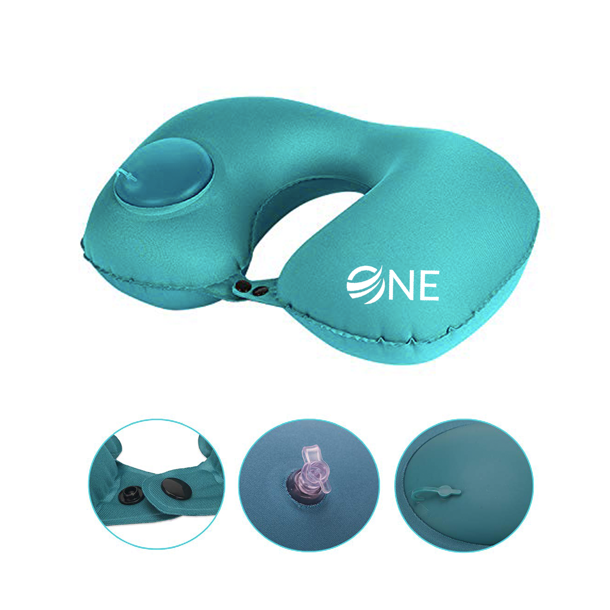 Silk U-shaped Inflatable Pillow 100pcs 1