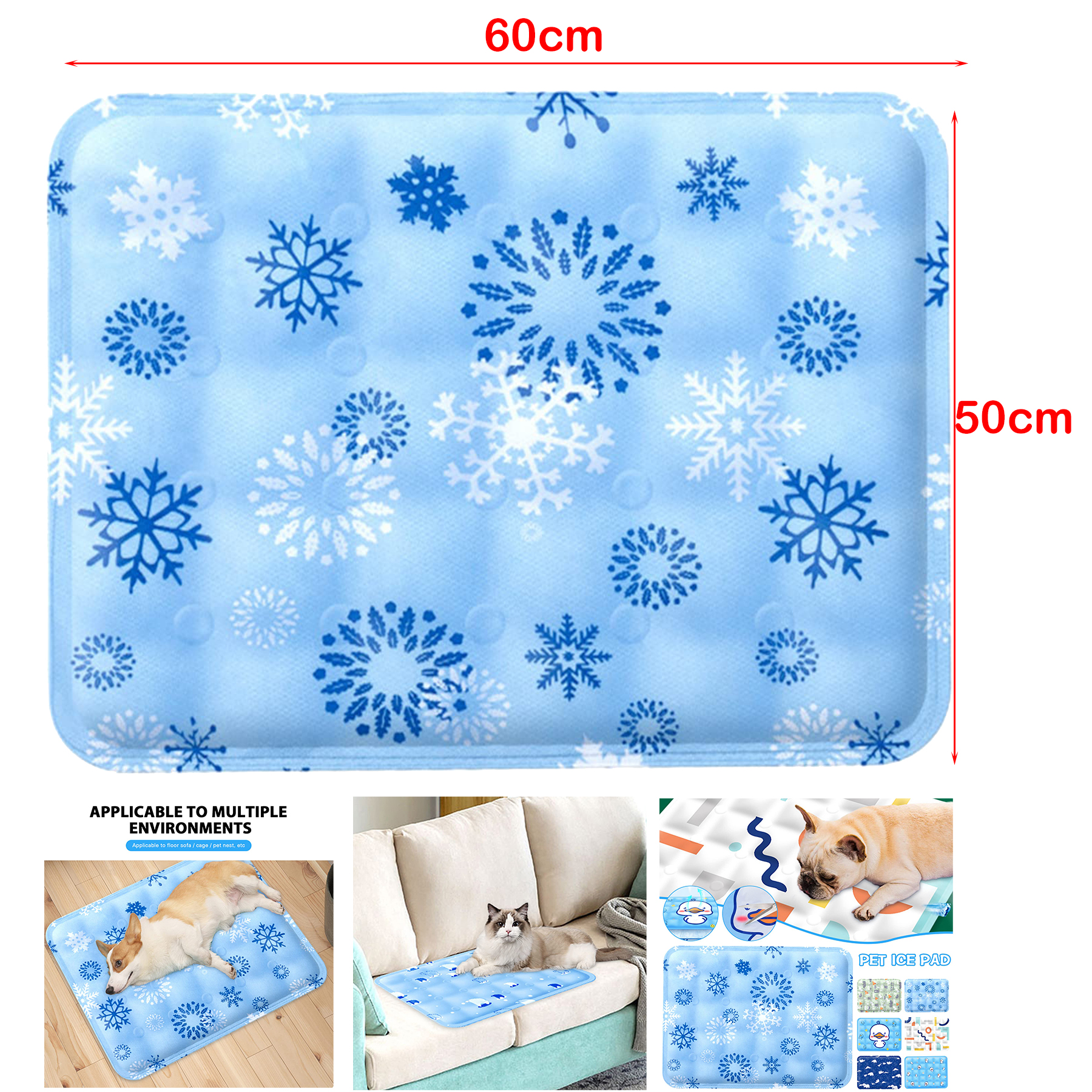 19 11/16" x 23 5/8" Summer Pet Cooling Mat 2