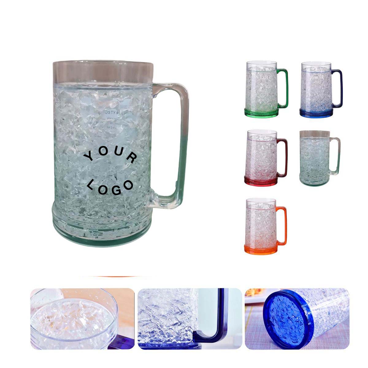 Reusable Gel Cooling Cup with Slip Resistant Base 2