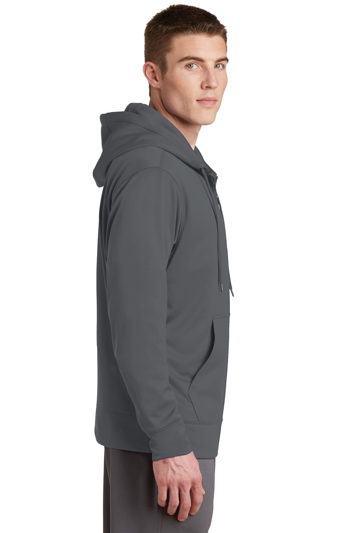 Sport-Tek Sport-Wick Fleece Full-Zip Hooded Jacket. ST238 10