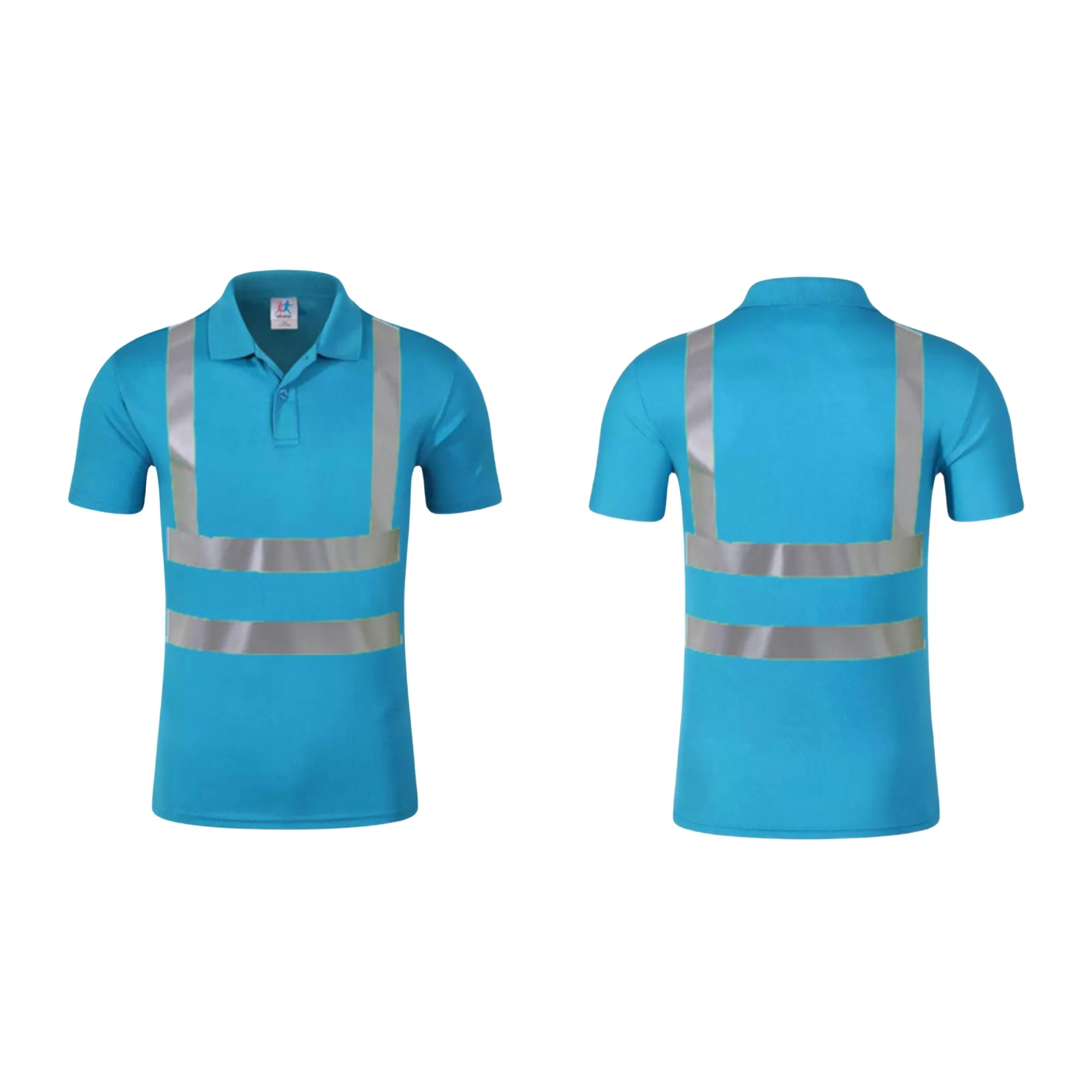 High-Visibility Polo Shirts With Reflective Strips 2