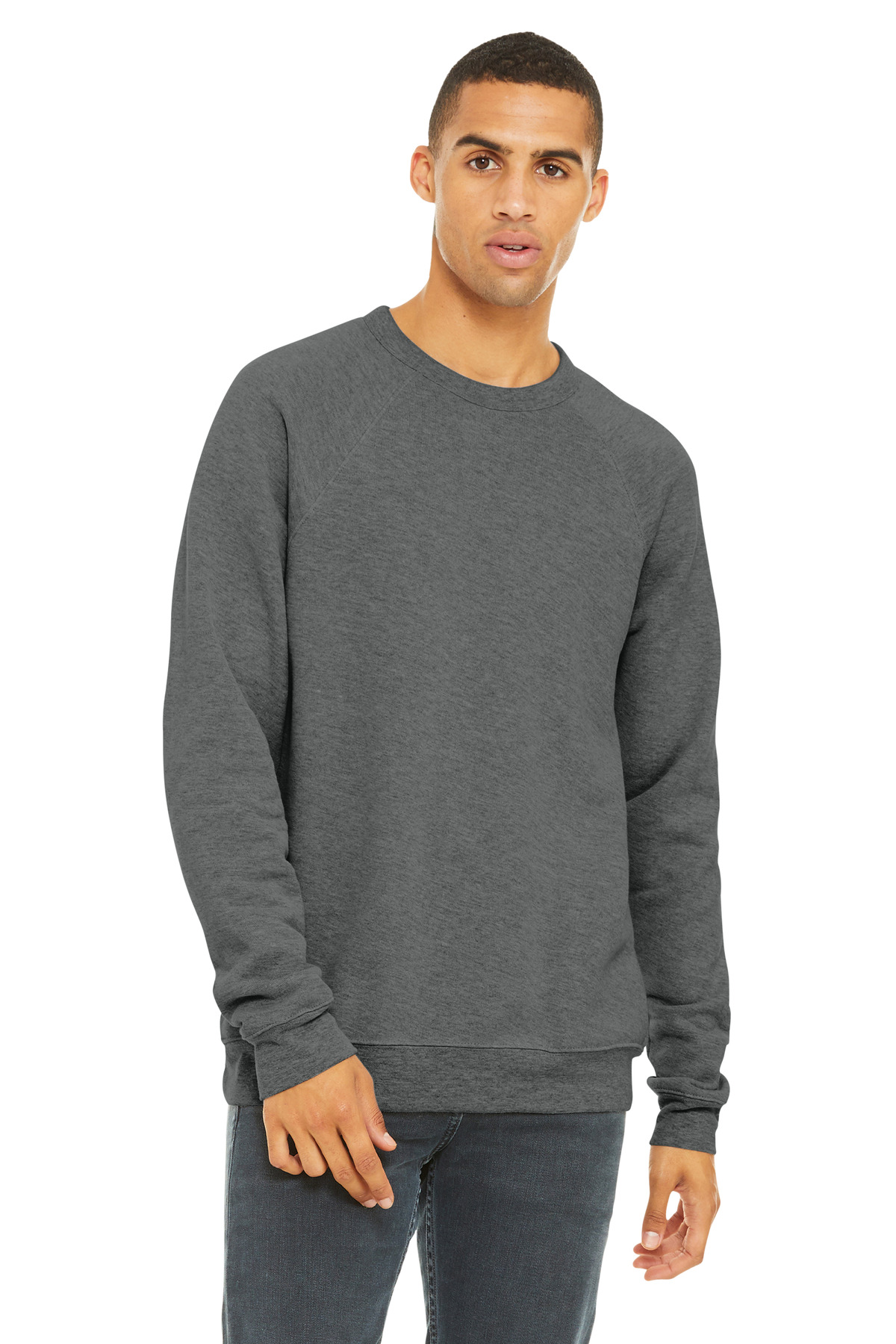 BELLA+CANVAS Unisex Sponge Fleece Raglan Sweatshirt. BC3901 93