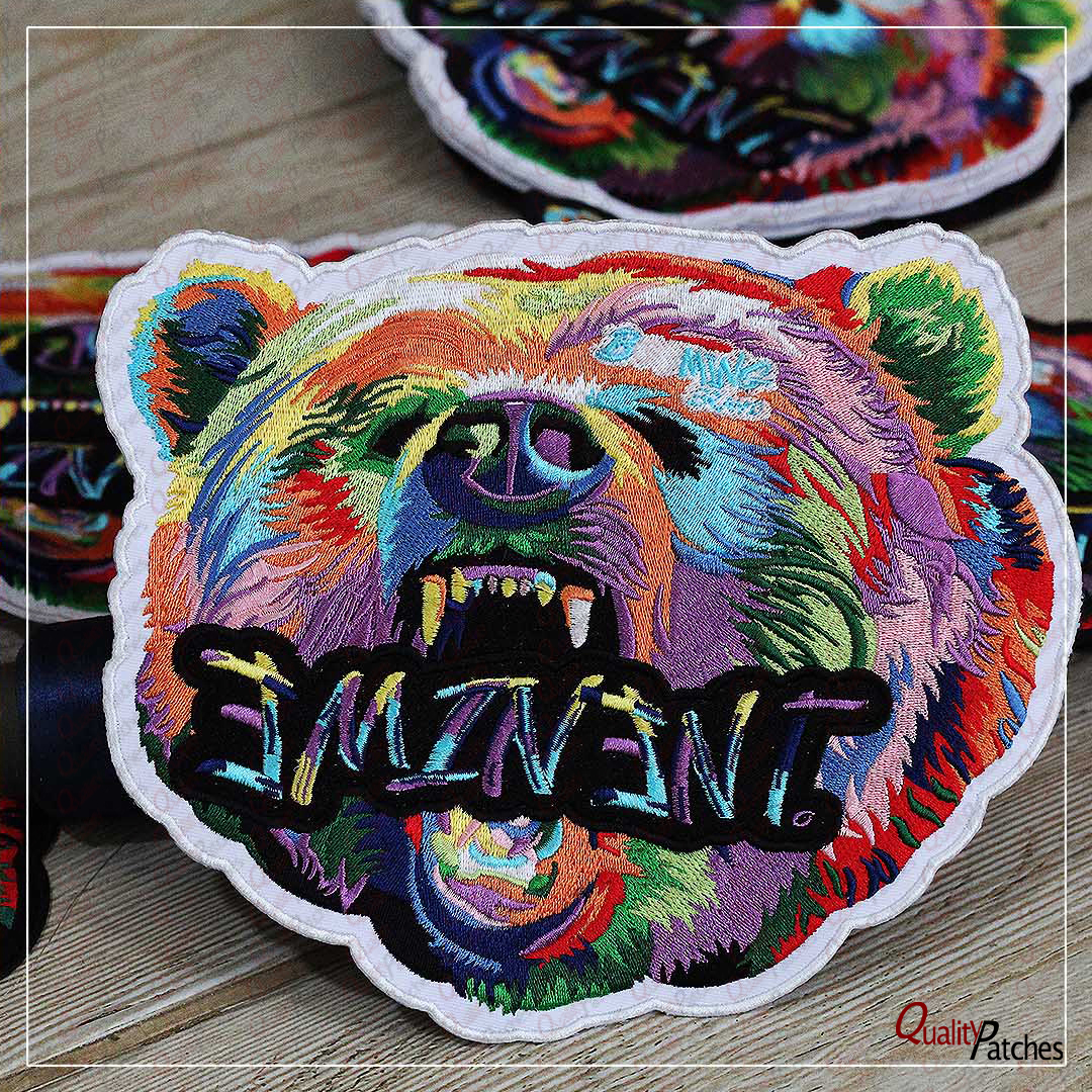 Custom Die Cut Embroidered Patches 51
