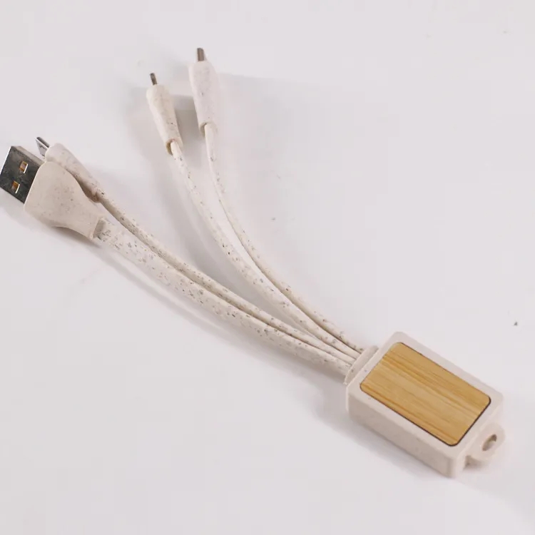 Eco Bamboo Charging Cable 2