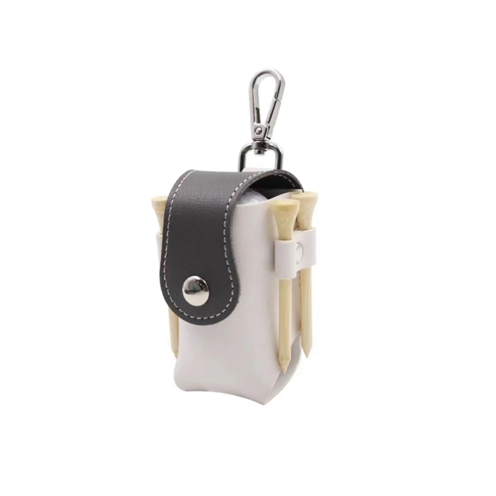 Portable PU Leather Golf Ball Bag 9
