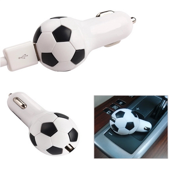 Soccer Ball Shaped USB Car Charger 2