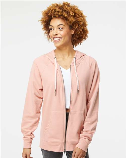 Unisex Icon Lightweight Loopback Terry Full-Zip Hooded Sweatshirt - SS1000Z 15