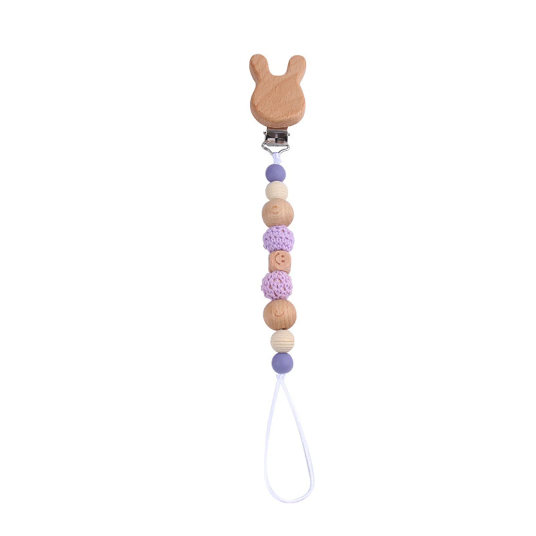 Cartoon Rabbit Beech Pacifier Chain 11