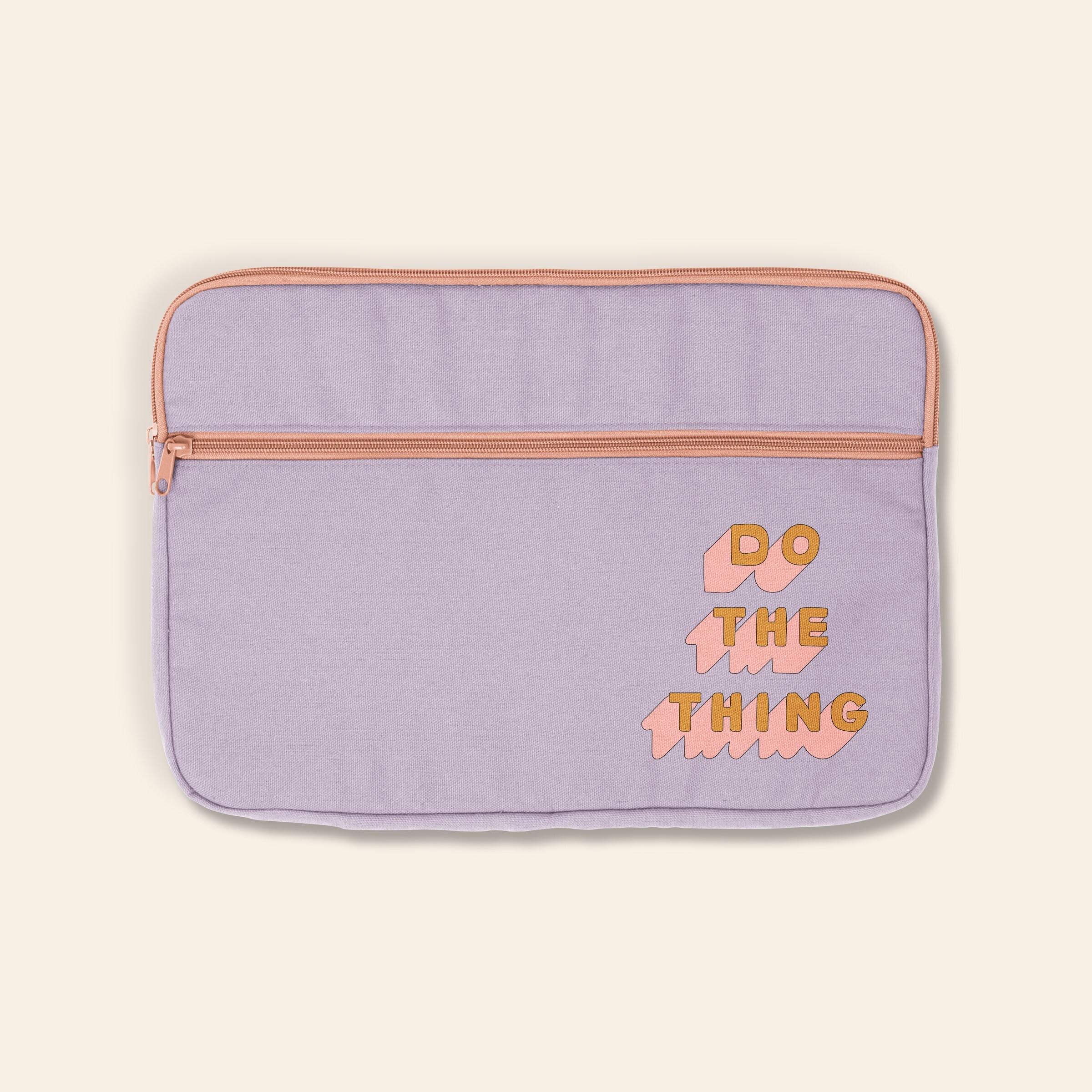 ZIPPERED POCKET LAPTOP SLEEVES - COLORED CANVAS - SMALL - 13"