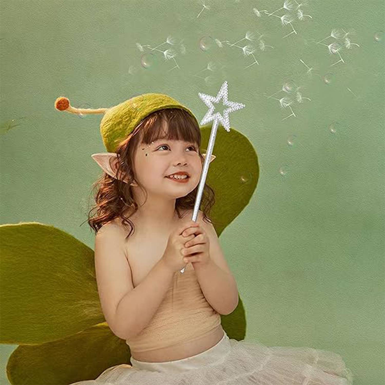 Plastic Silver Fairy Princess Wand 6