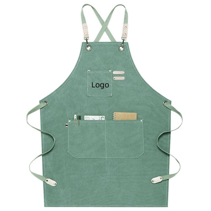 Water Resistant Cotton Canvas Adjustable Apron 5