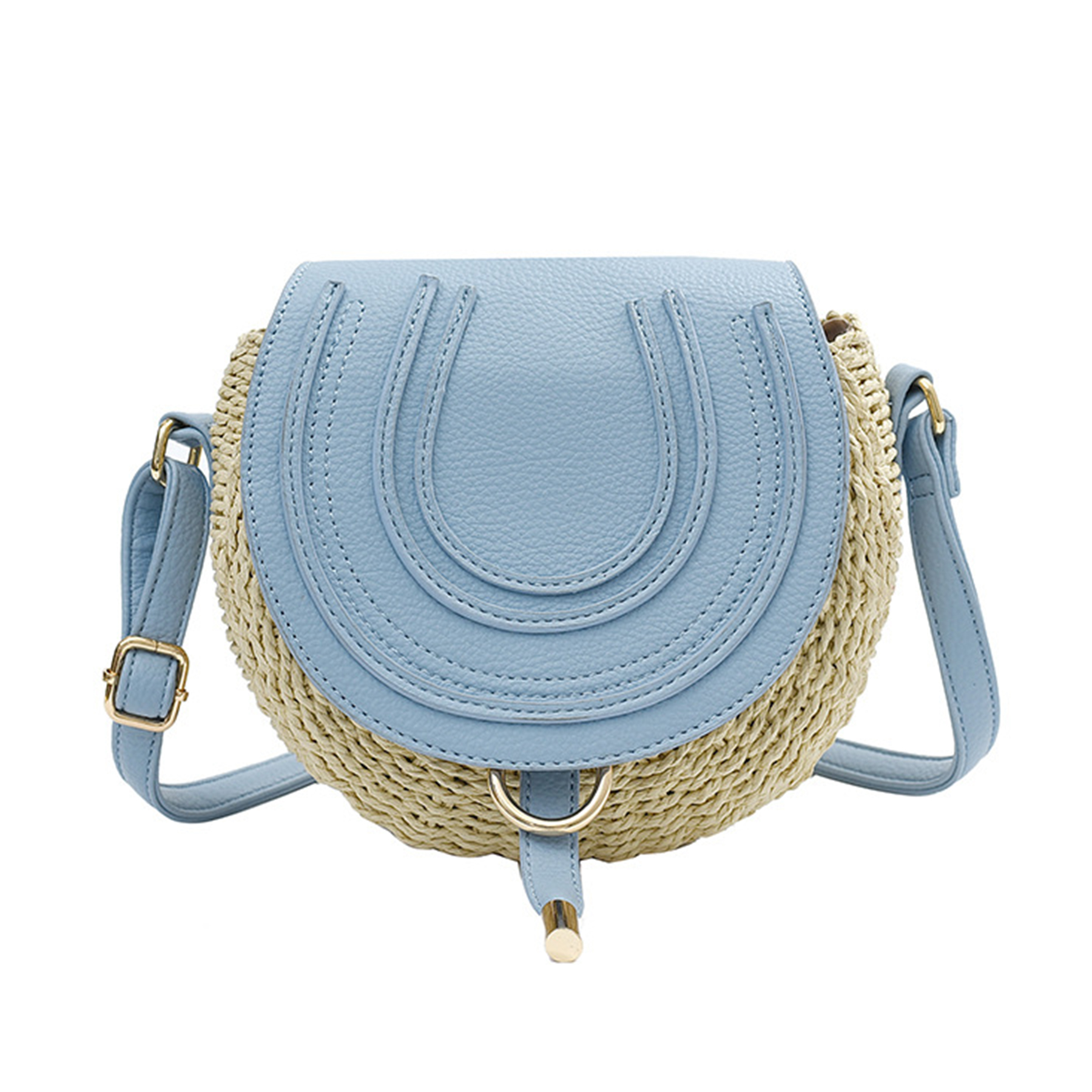 Jute Versatile straw cross-body shoulder bag 3