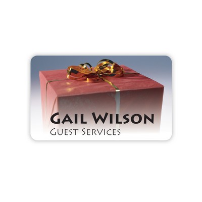 Personalized Rectangular Nameplate w/Rounded Corners (3"x5")
