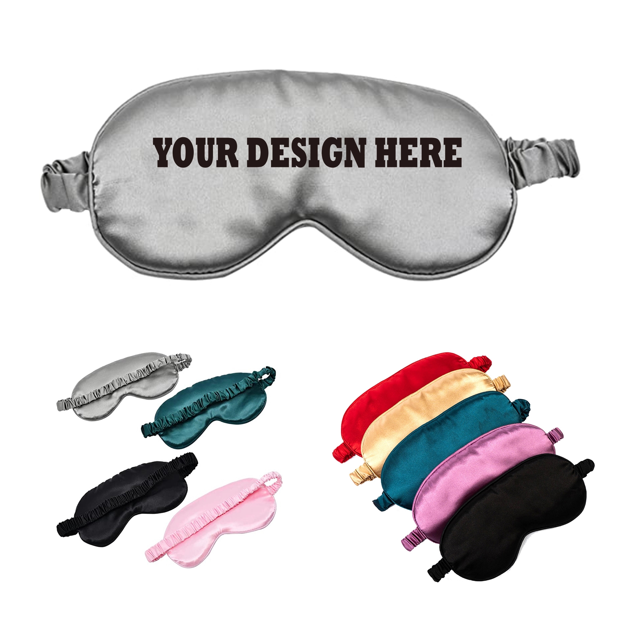 Soft Silk Eye Mask MOQ 50PCS 4