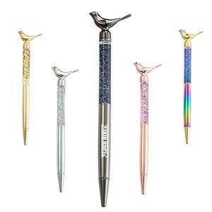 Bird Shaped Glitter Metal Pen 13