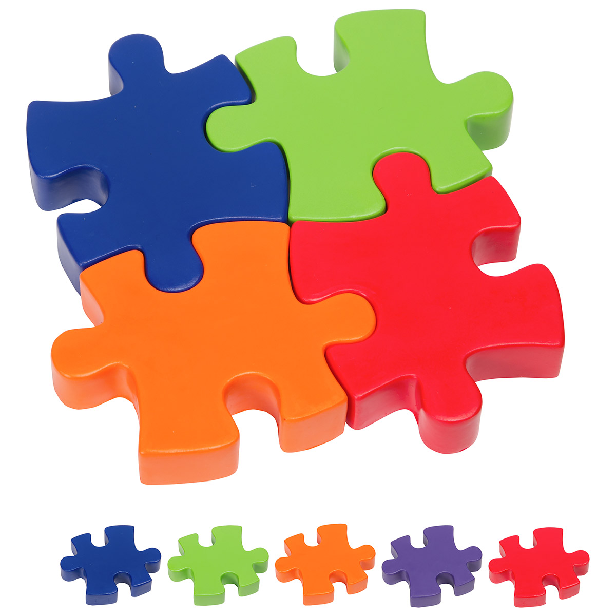 4-Piece Connecting Puzzle Set Stress Reliever 1