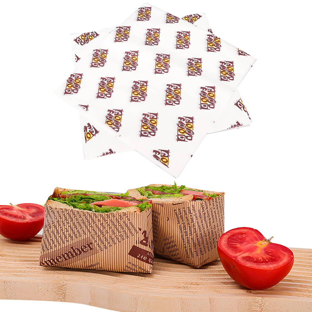 Custom Sandwich Wrapping Paper 12x8" 3