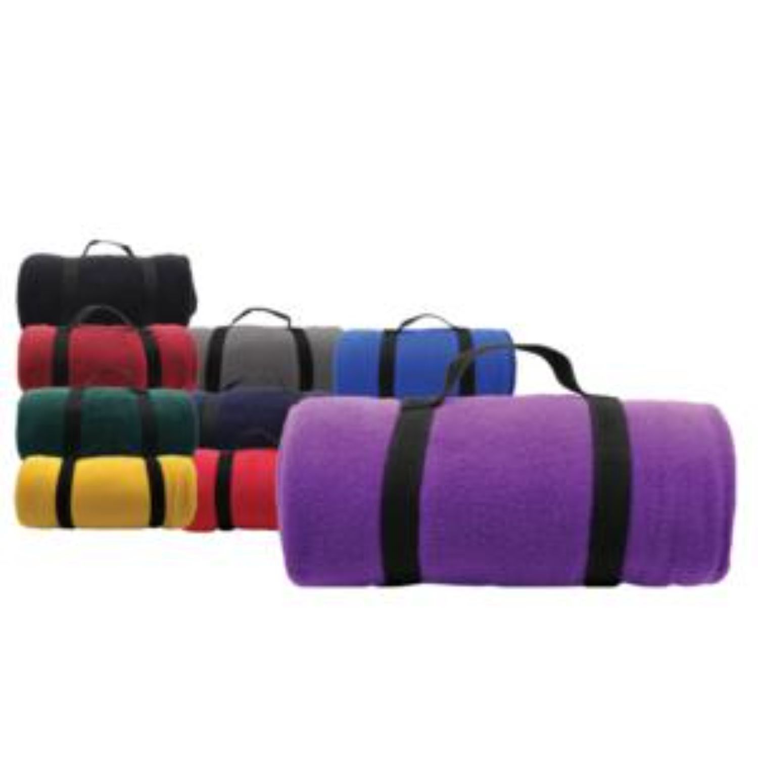 Polar Fleece Blankets w/ Custom Imprint USA Decorated (50" x 60") 2