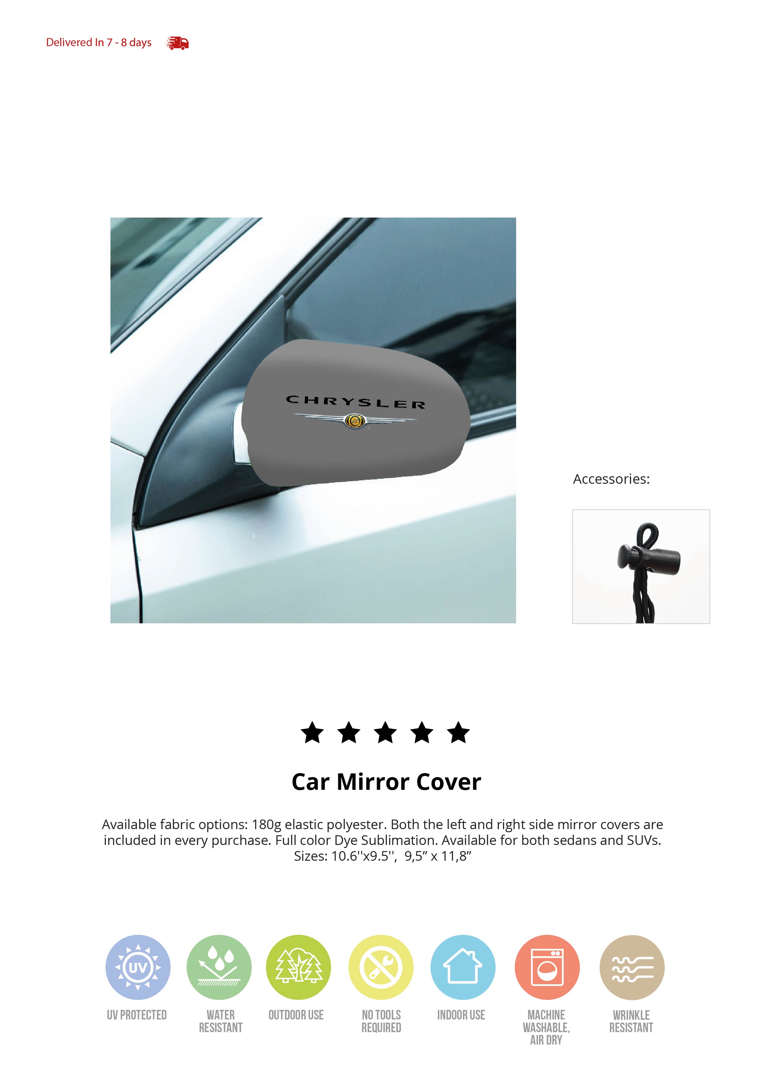 Car Mirror Cover Sedan 4