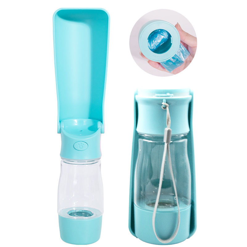 Double-layer Portable Pet Folding Drinker / Food Storage 2