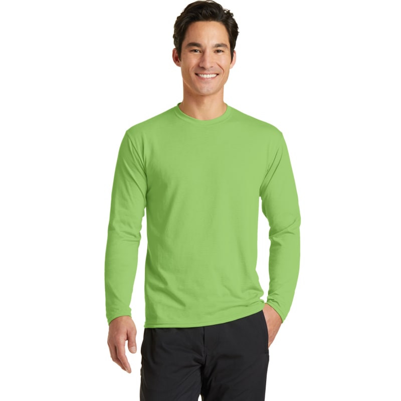 Port & Company Long Sleeve Performance Blend Tee. 17