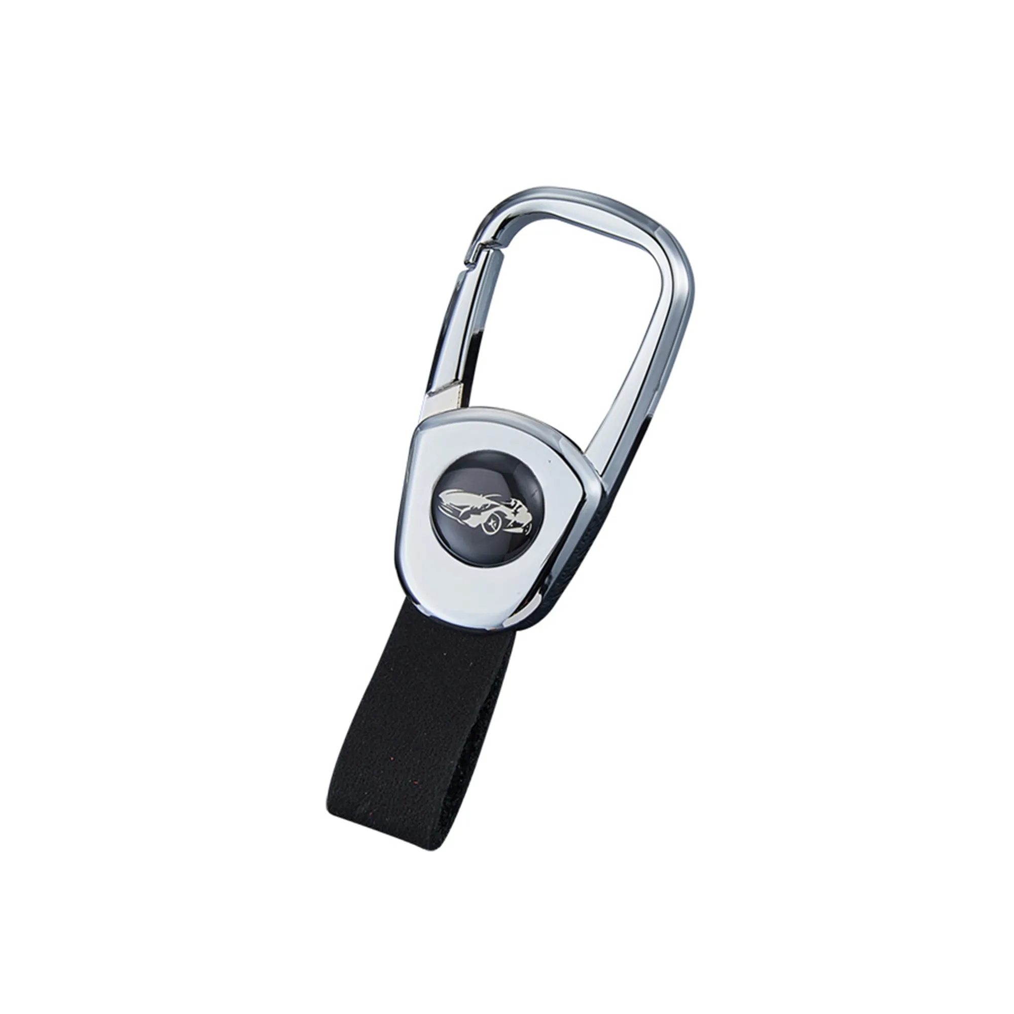 Real  Cowhide Leather Car Keychain 3