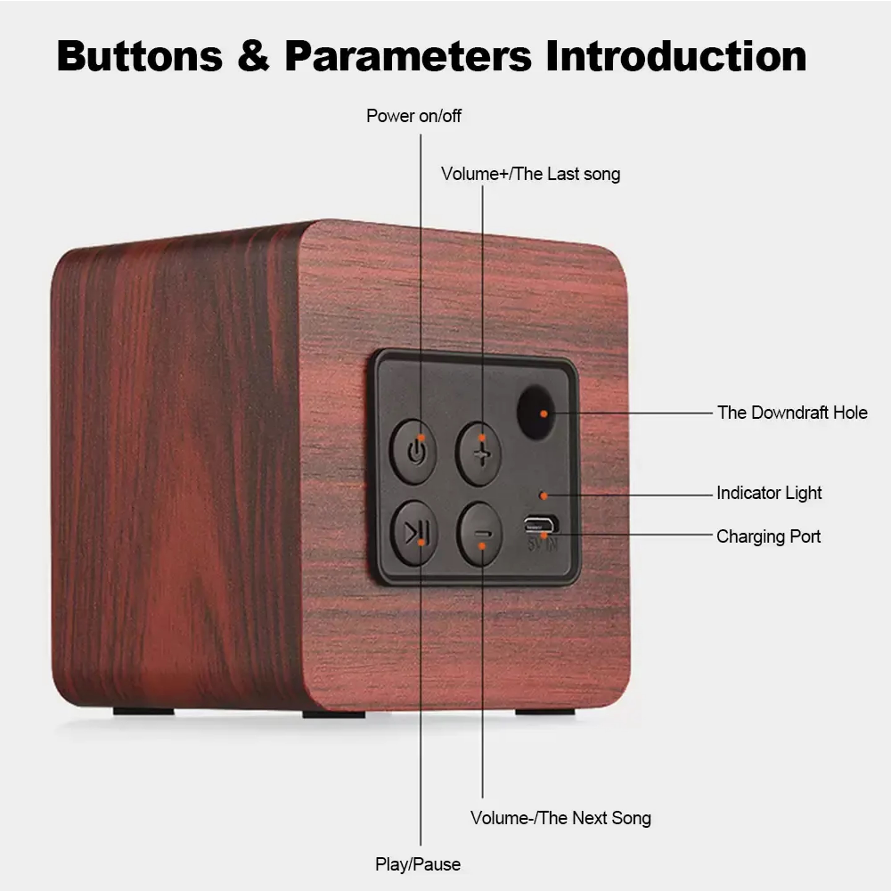 Wood Wireless Speaker (direct import) 3