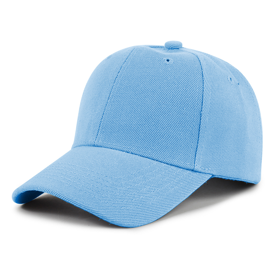 Kids' Stock Solid Color Polyester 6-Panel Cap 9