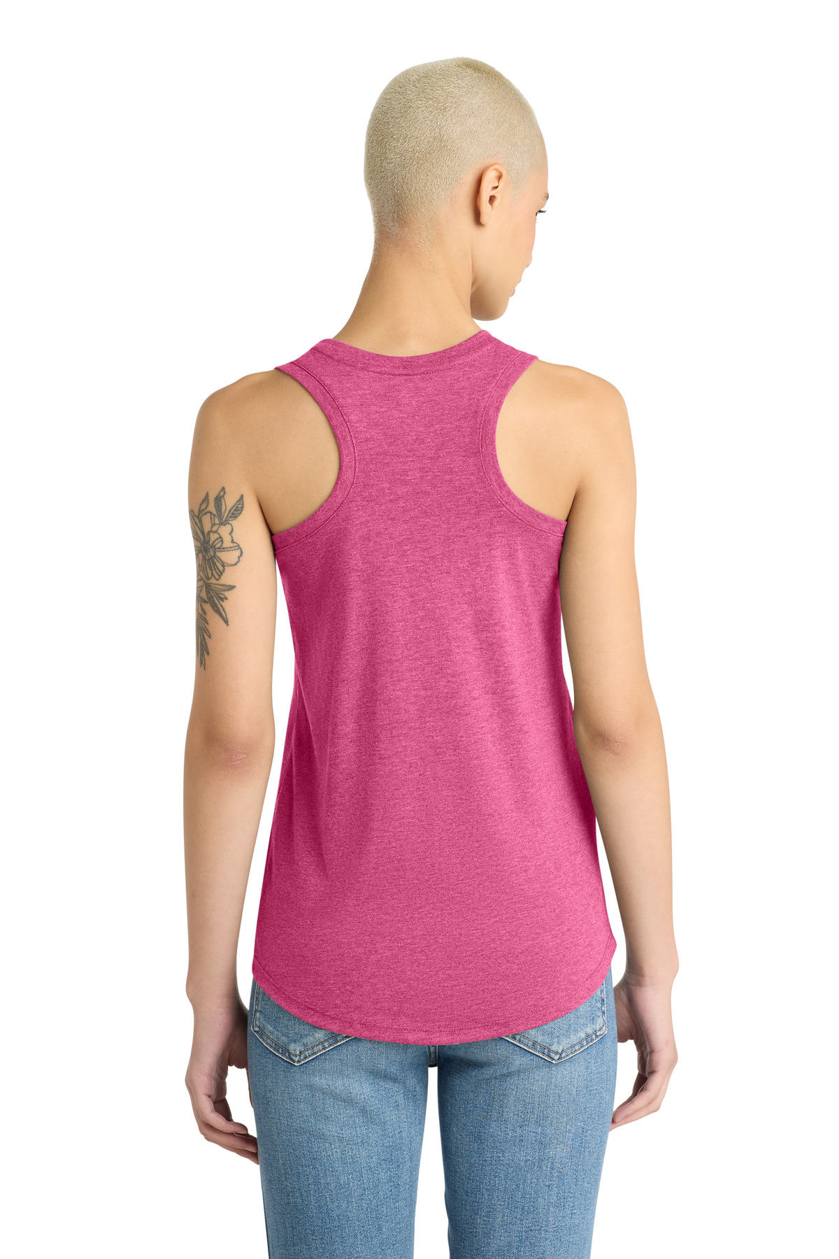 District Women's Perfect Tri Racerback Tank. DM138L 10