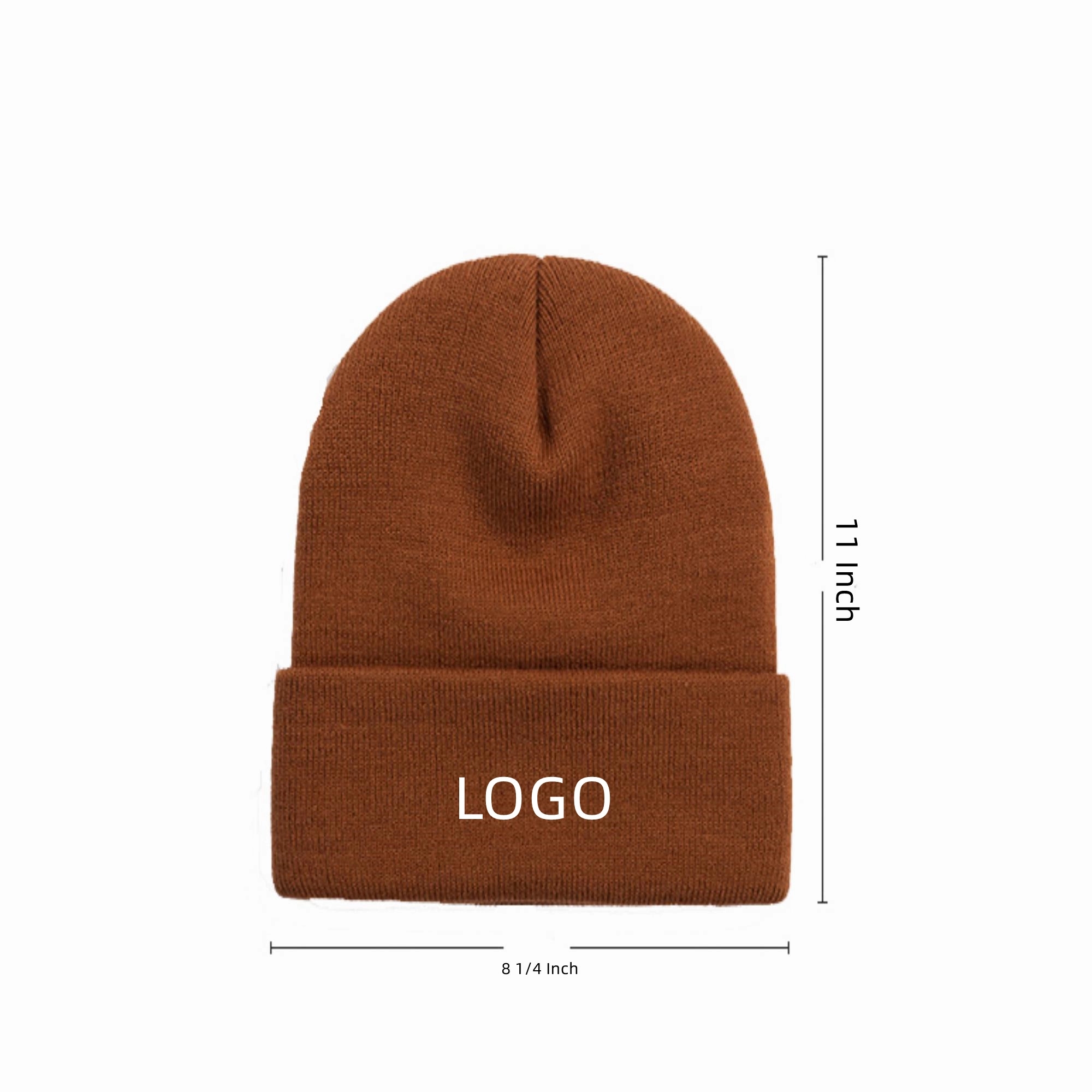 Full Color Pom Knitted Hat 5