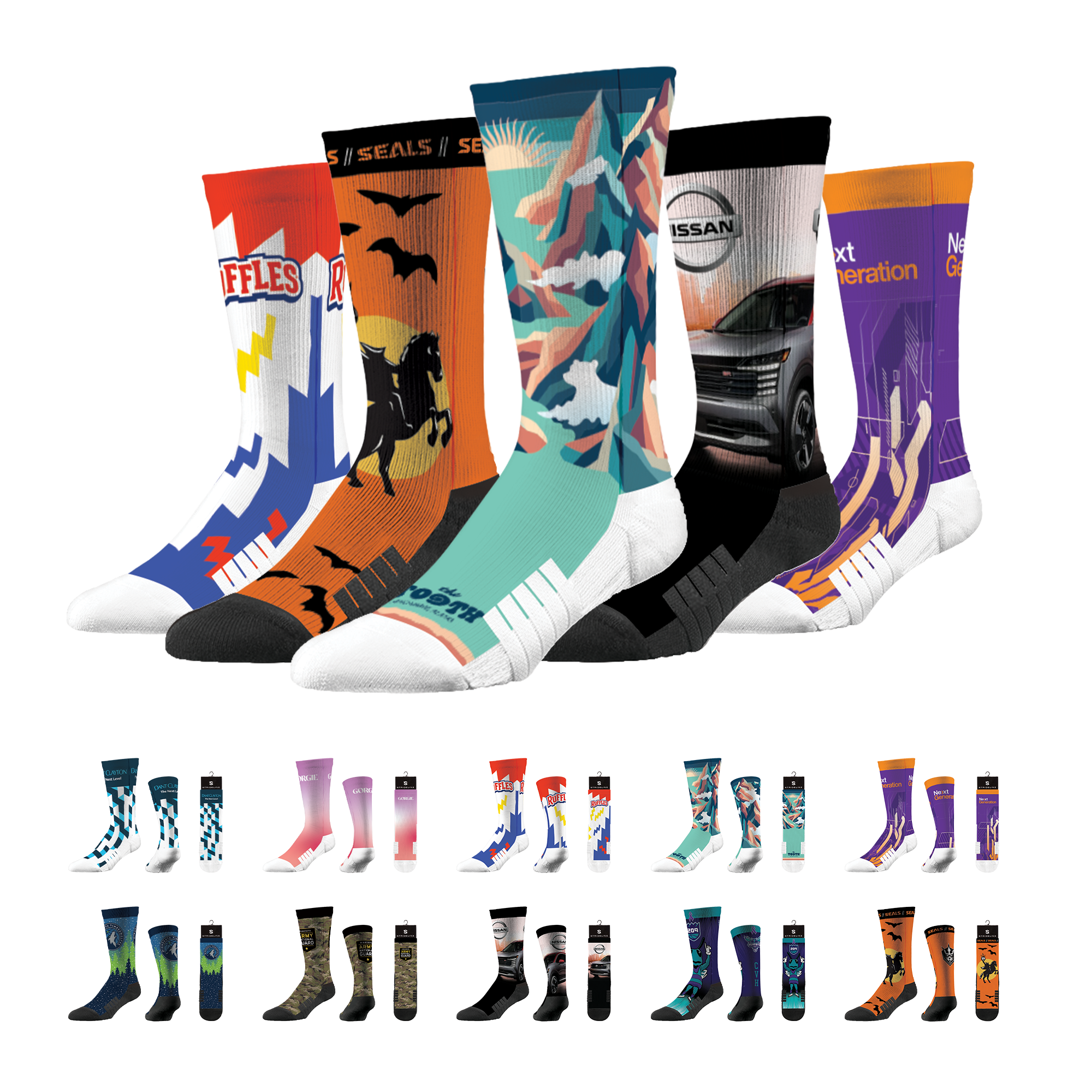 Premium Full Sublimation Sock 2