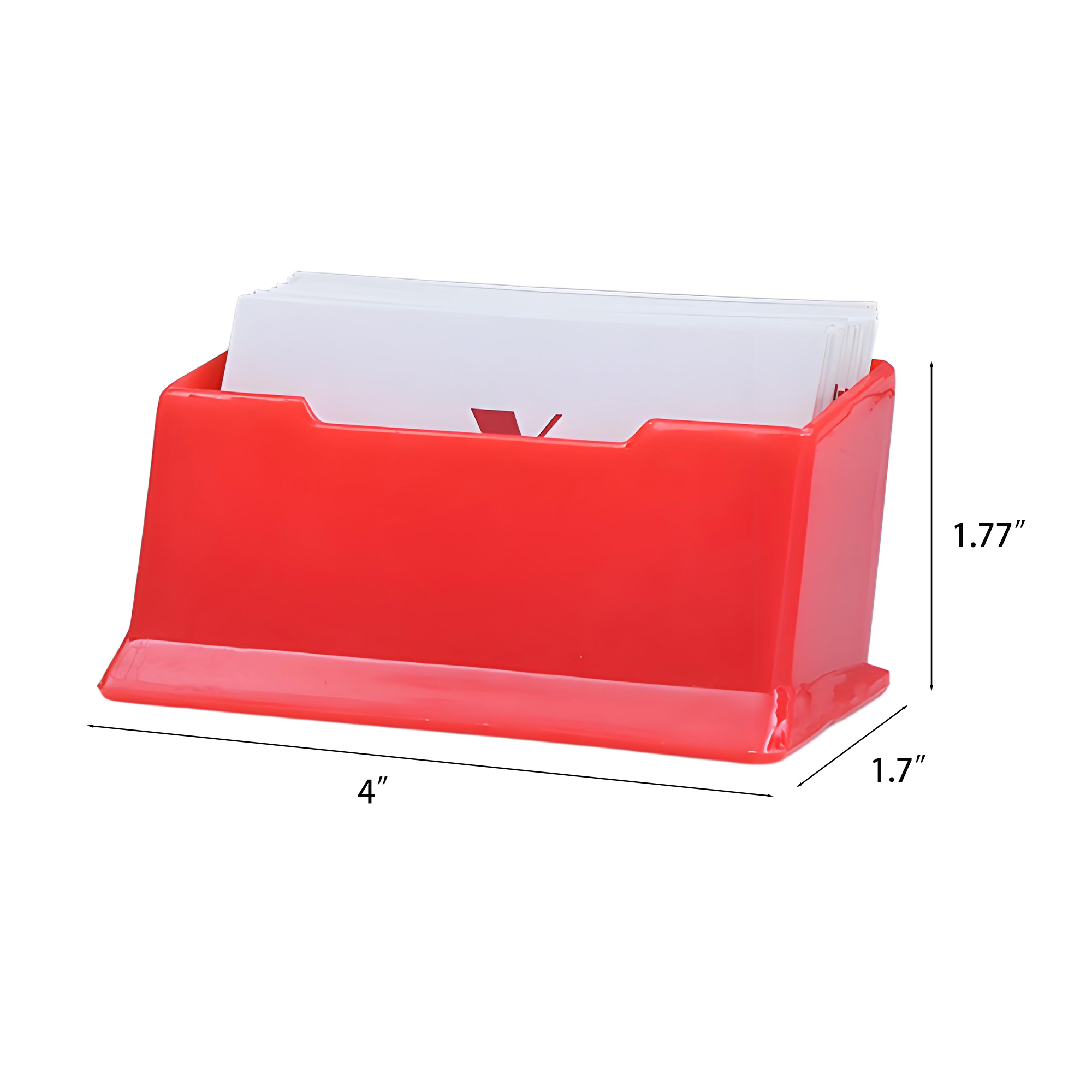 Plastic Business Card Holder for Desk 1