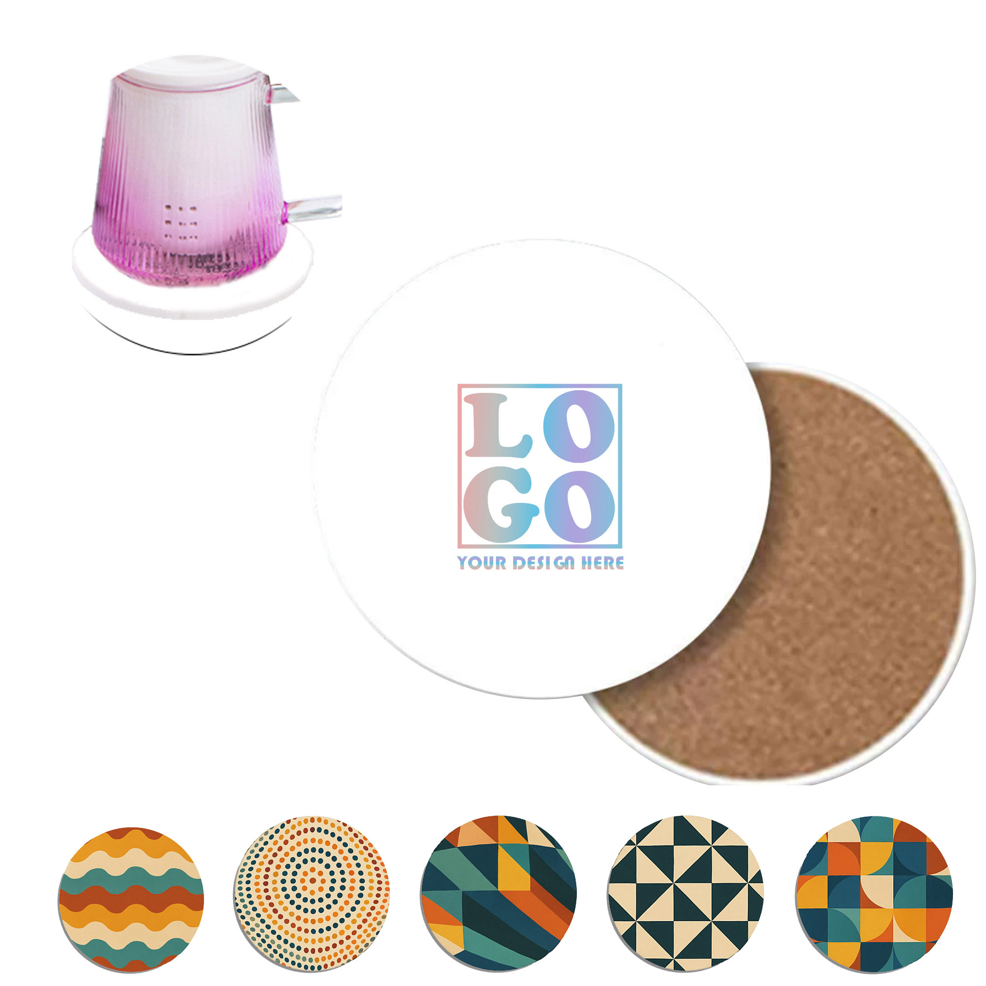 Full Color Ceramic Coaster 3