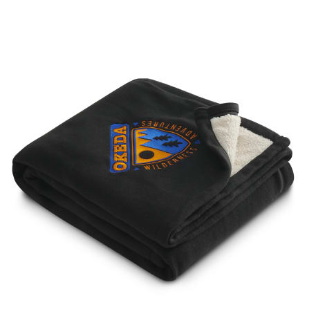 Fleece-Sherpa Blanket 60