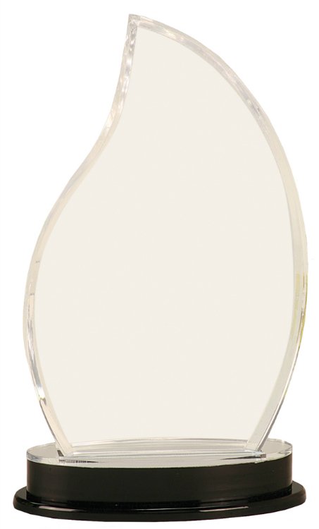 9.25" Silver Flame Impress Acrylic Award