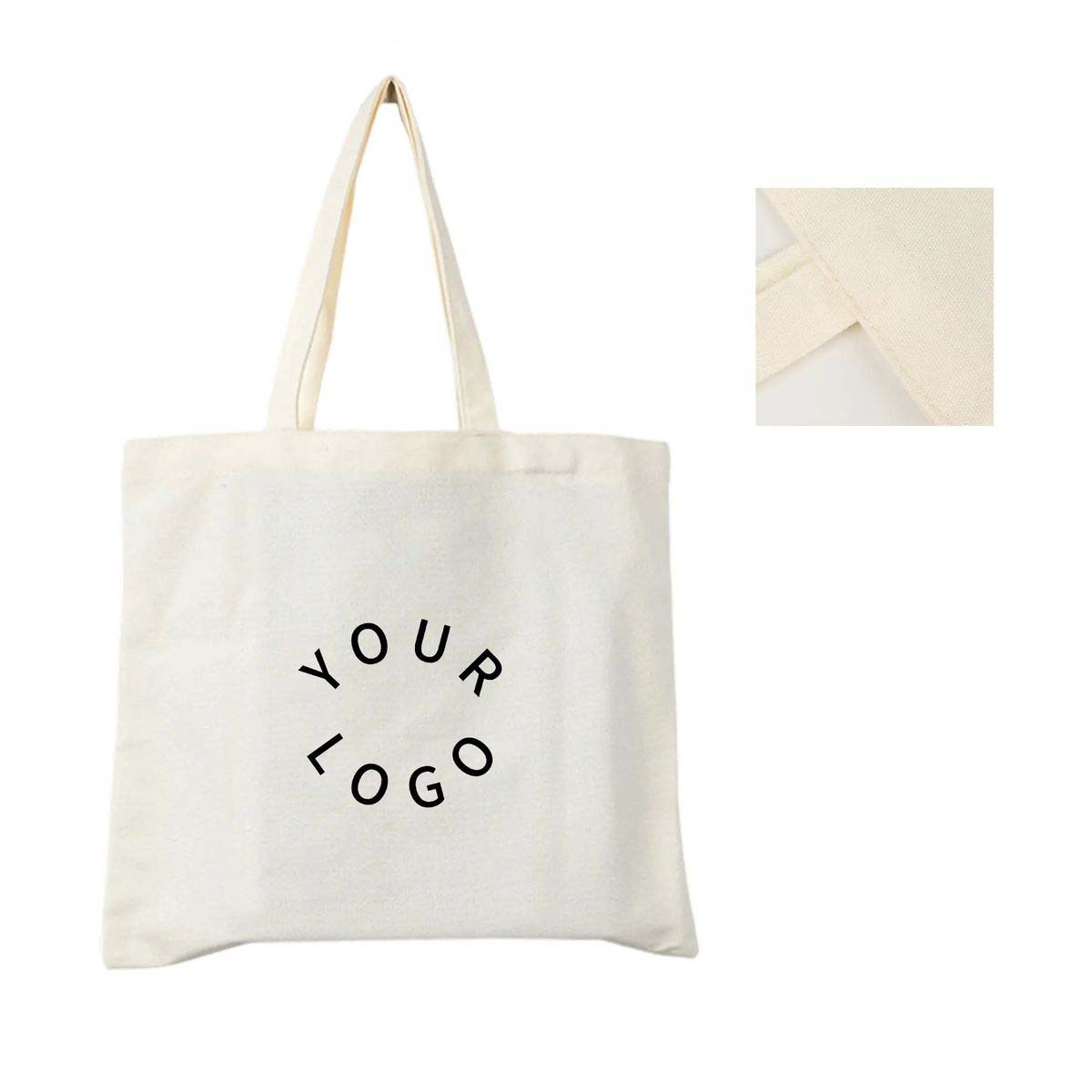Canvas Tote Durable Cotton for Events, custom tote bag with logo imprint 2