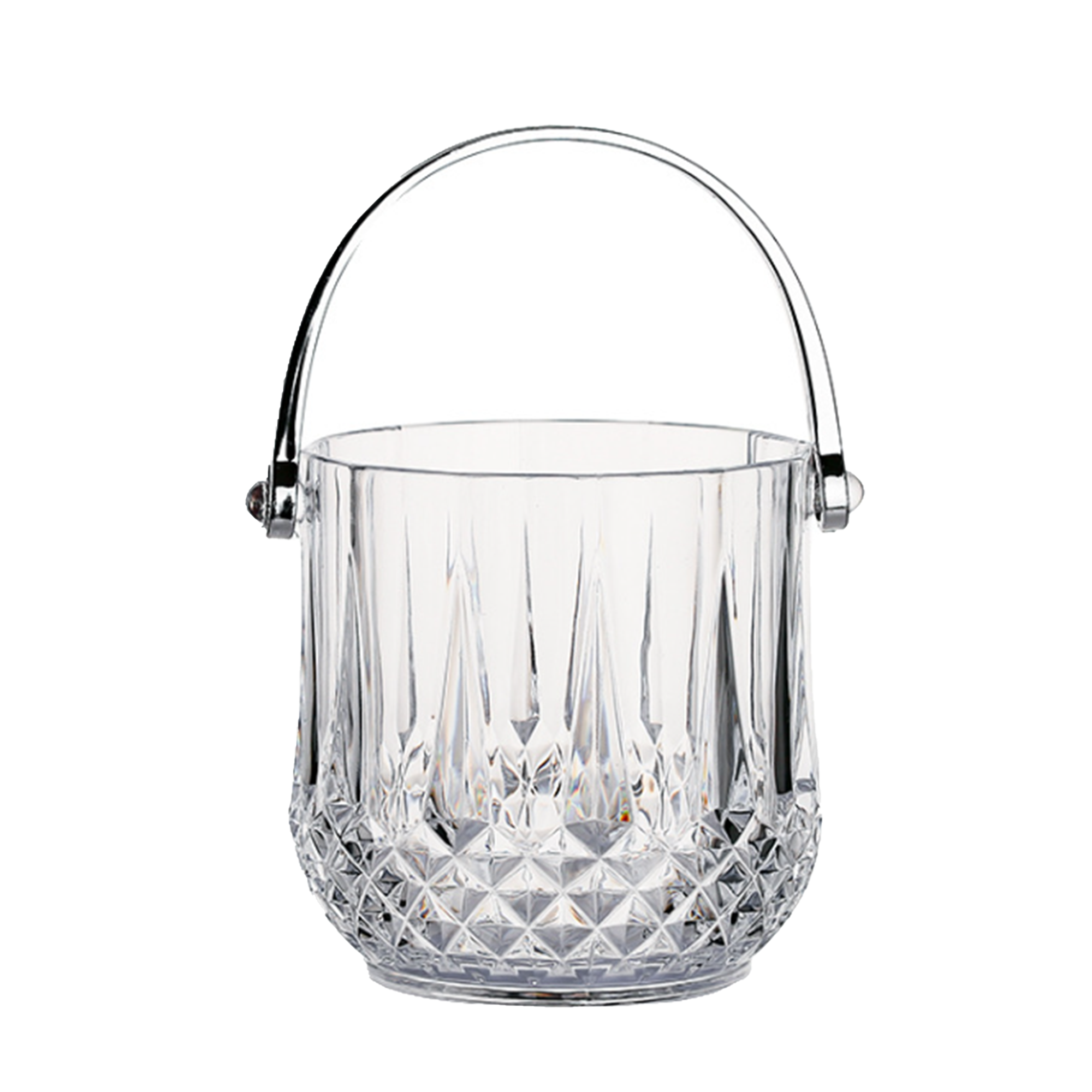Acrylic-Handled Plastic Ice Bucket 6