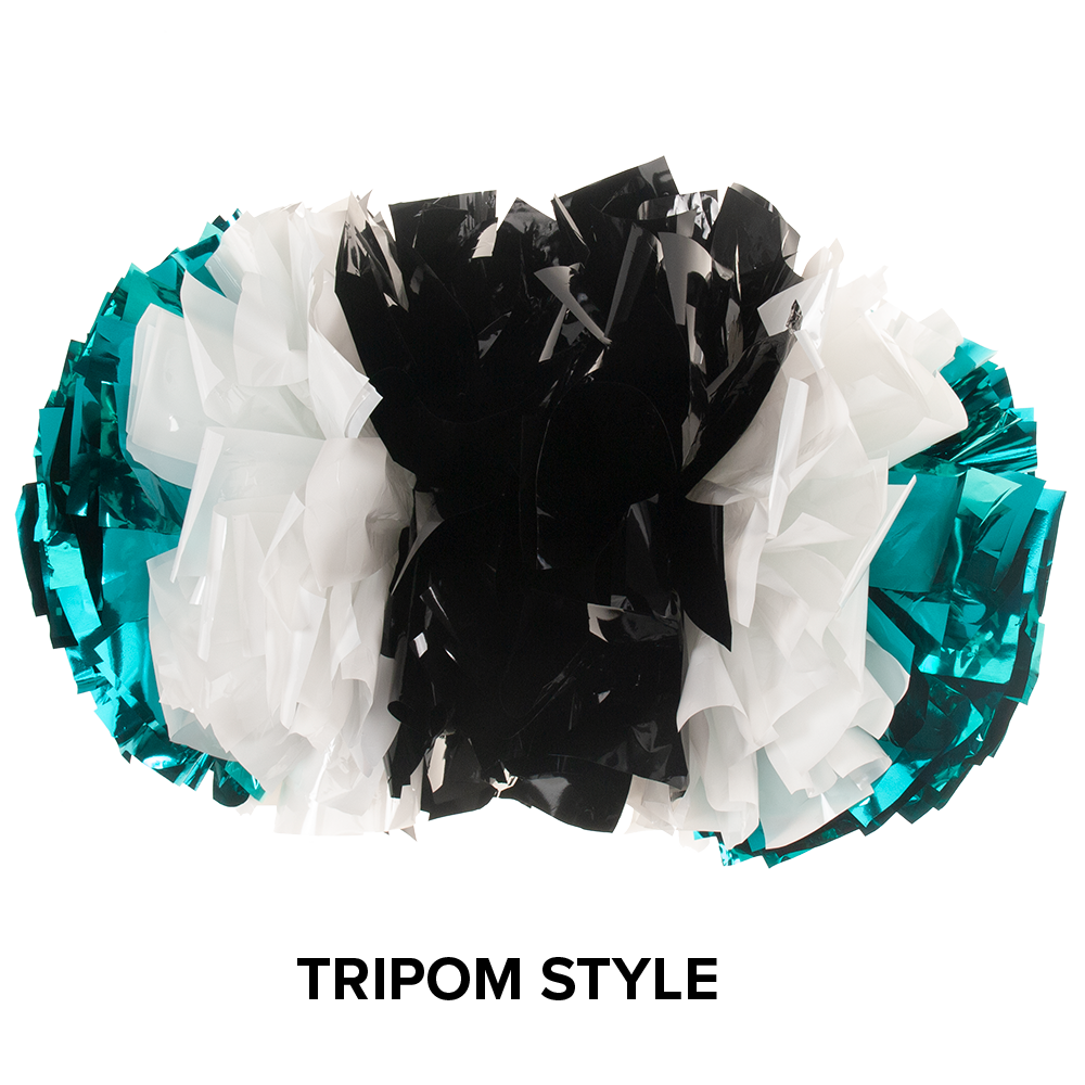 Custom Metallic Double Baton Pom 40