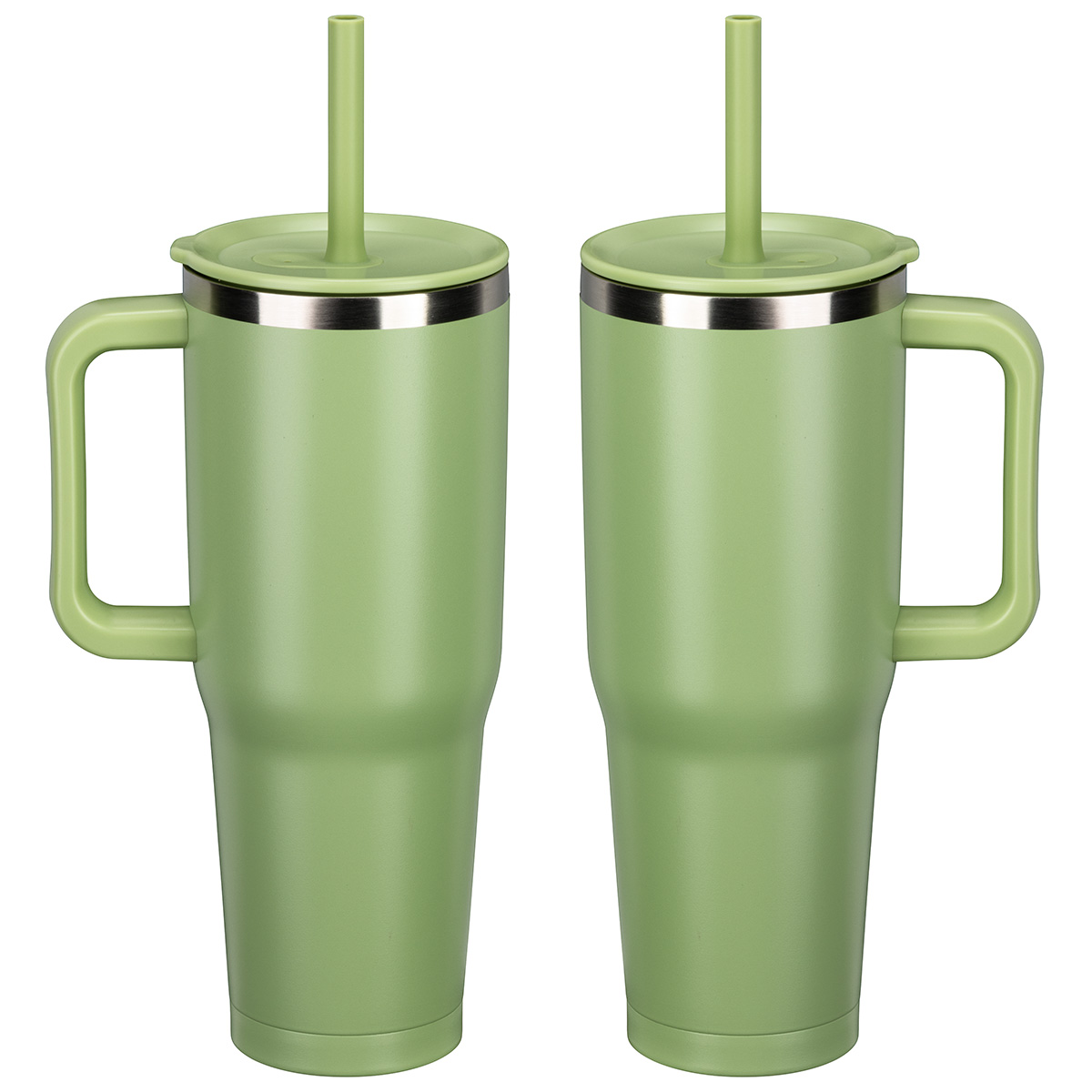SENSO® Summit 40 oz Insulated Stainless Steel Travel Mug with Press-In Straw Lid 64
